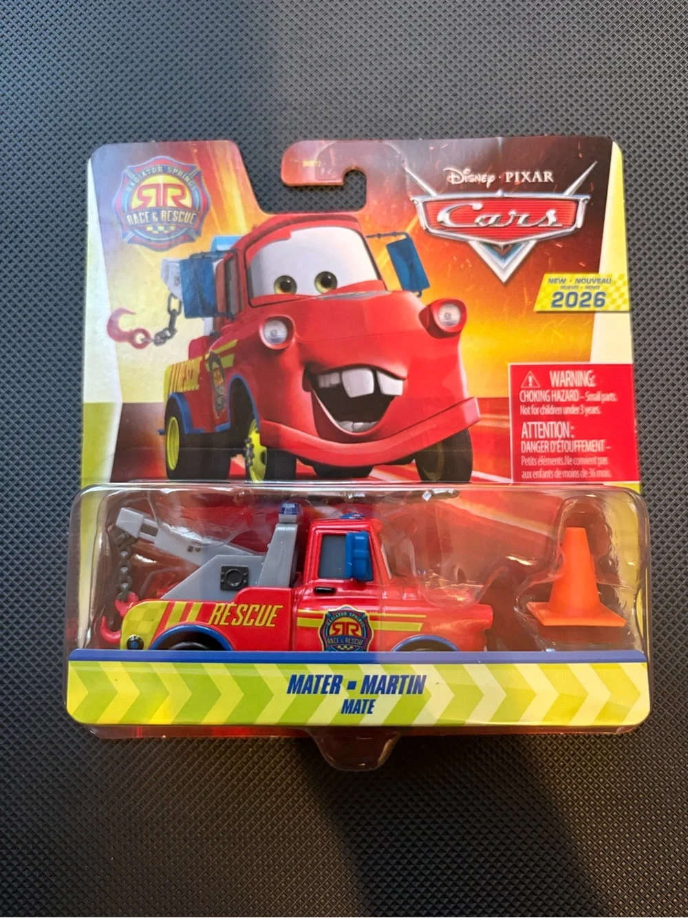 Disney Pixar Cars Red Rescue Vehicle Toy Set - Mater & Kathy Copter 2026